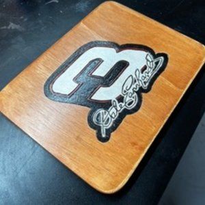 Dale Earnhardt Wooden Nascar Sports Plaque